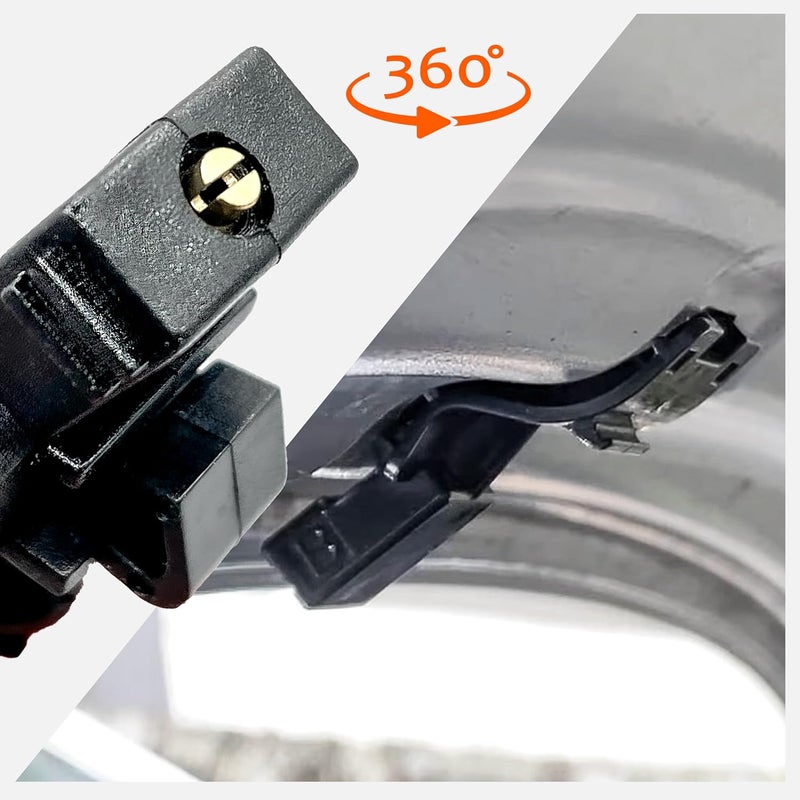 Click&Fit Windshield Washer Nozzles Repair Kit compatible with Toyota Highlander 07-24, RAV4 Corolla Camry 4Runner Prius Sequoia, Lexus RX350 ES350 ES300h GX460 – Replaces 8538112300, Extension Set - Image 2